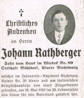 4 Die gefallenen 59er Rathberger Johann